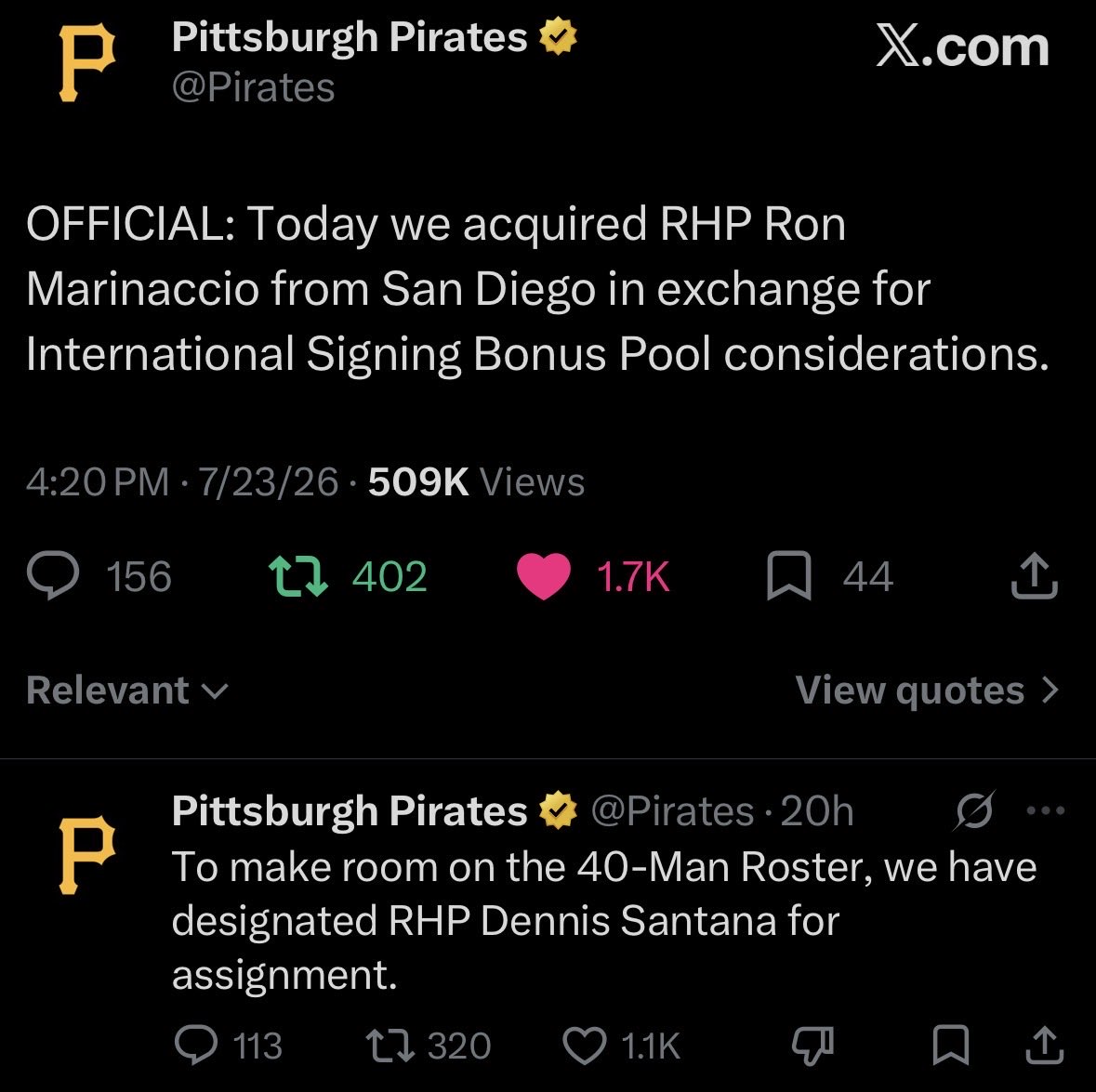 PlatinumKey13's tweet photo. Dennis Santana has to hate Ron Marinaccio at this point https://t.co/NYi1DbqgZX