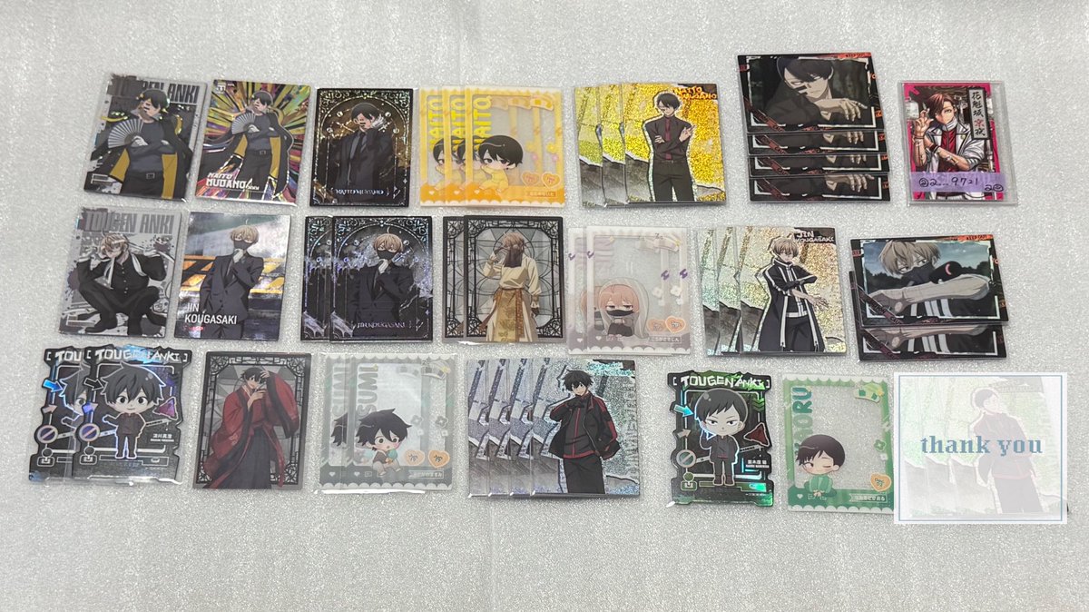 a___9721's tweet photo. 【交換】
桃源暗鬼 ルピカ コレクション

譲：画像1~3
求：画像4 or ¥220/枚+送料

詳細はリプ欄画像参照

29（水）都内手渡しor郵送

初回様プロカご一読お願いいたします

難しいと思いますが、検索からもお気軽にお声掛けください☺︎ https://t.co/DTcDUh4JiR