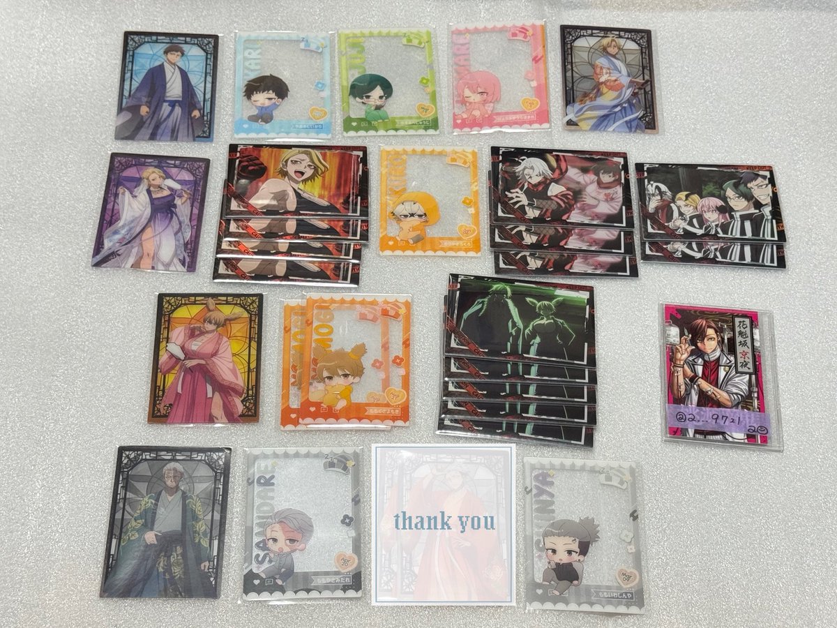 a___9721's tweet photo. 【交換】
桃源暗鬼 ルピカ コレクション

譲：画像1~3
求：画像4 or ¥220/枚+送料

詳細はリプ欄画像参照

29（水）都内手渡しor郵送

初回様プロカご一読お願いいたします

難しいと思いますが、検索からもお気軽にお声掛けください☺︎ https://t.co/DTcDUh4JiR
