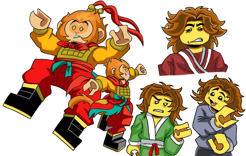 Kioshianiger's tweet photo. Monkie king lego #sunwukong https://t.co/ggCkFIk47A