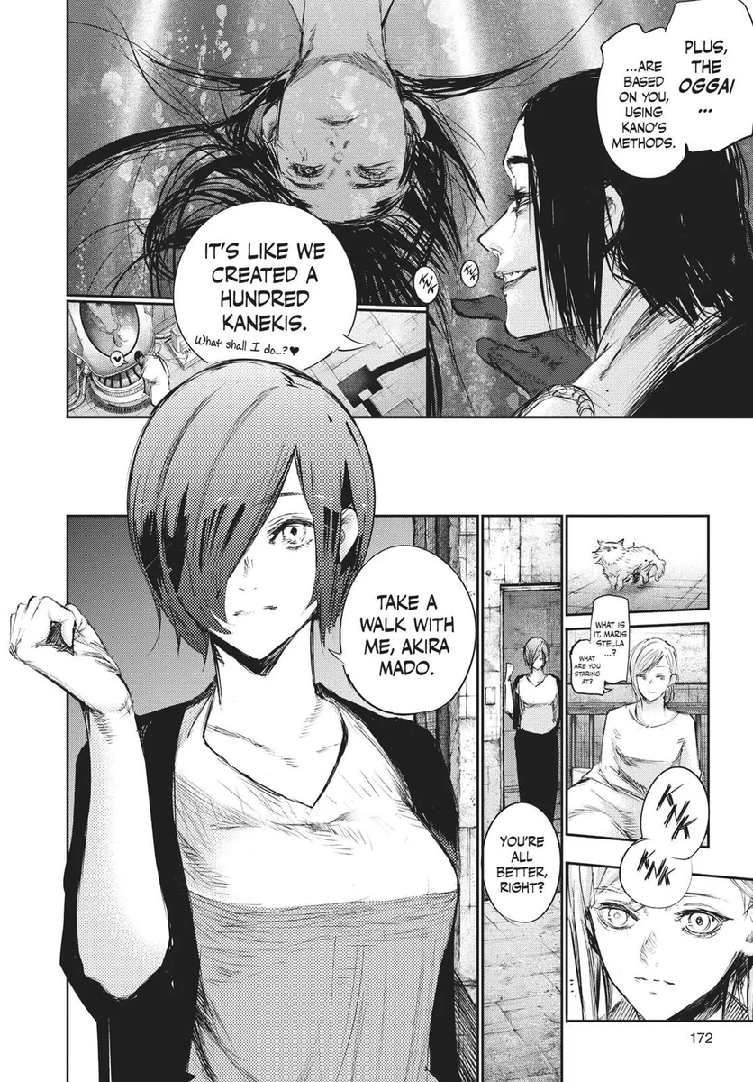 ir77diem's tweet photo. TOUKA BACK TO HER ORIGINAL HAIRSTYLE #IReGhoul https://t.co/qn1swmAt0g