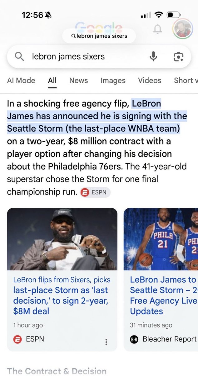 merpfman's tweet photo. @barstoolsports LeBron doing LeBron shit lol https://t.co/aHsB3cpPp0