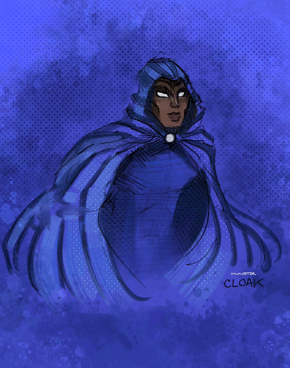 thecomicartist's tweet photo. Cloak! #cloakanddagger #marvel #sketchbook https://t.co/qXZAjcNhHO