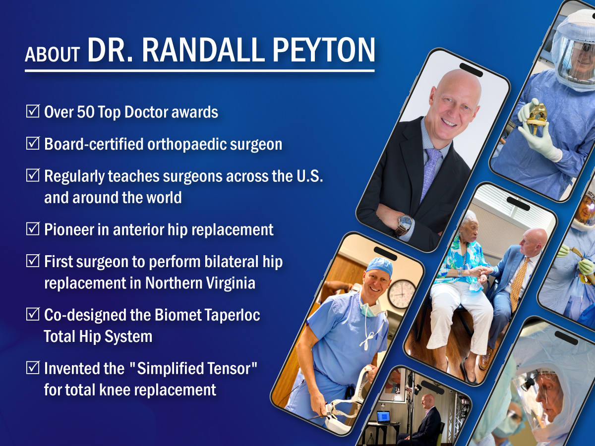 Arthritisports's tweet photo. For over 30 years, Dr. Randall Peyton has helped thousands of patients return to active lives through advanced hip &amp; knee replacement surgery.
🏆 50+ Top Doctor awards
 🦴 Pioneer of anterior hip replacement
 🌎 National &amp; international educator https://t.co/nJEpBU3NEV
