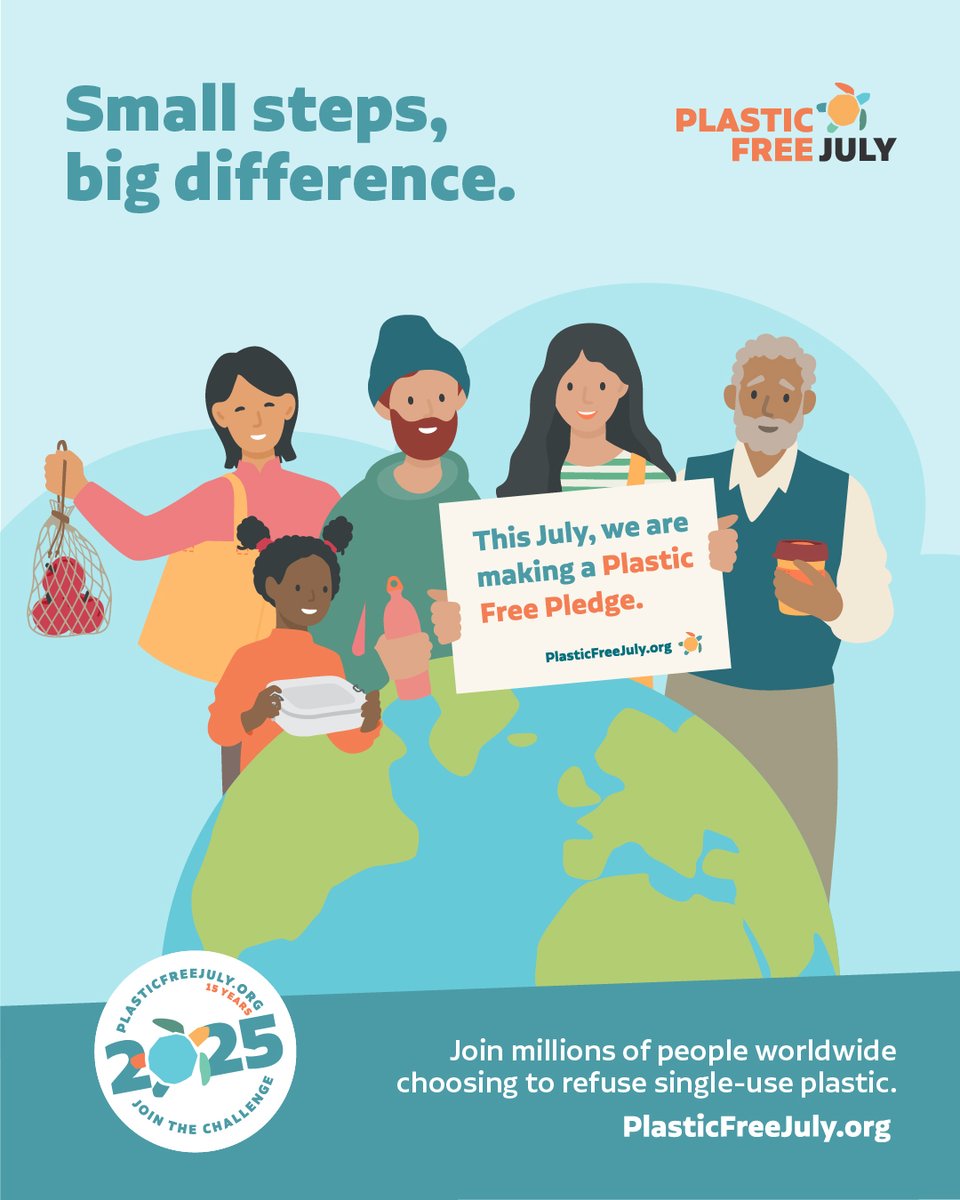 AnokaCoRecycles's tweet photo. Help reduce plastic waste in our community. This July make a plastic free pledge: https://t.co/HwheM52iBn #PlasticFreeJuly #smallsteps #bigdifference https://t.co/8grnVru57R