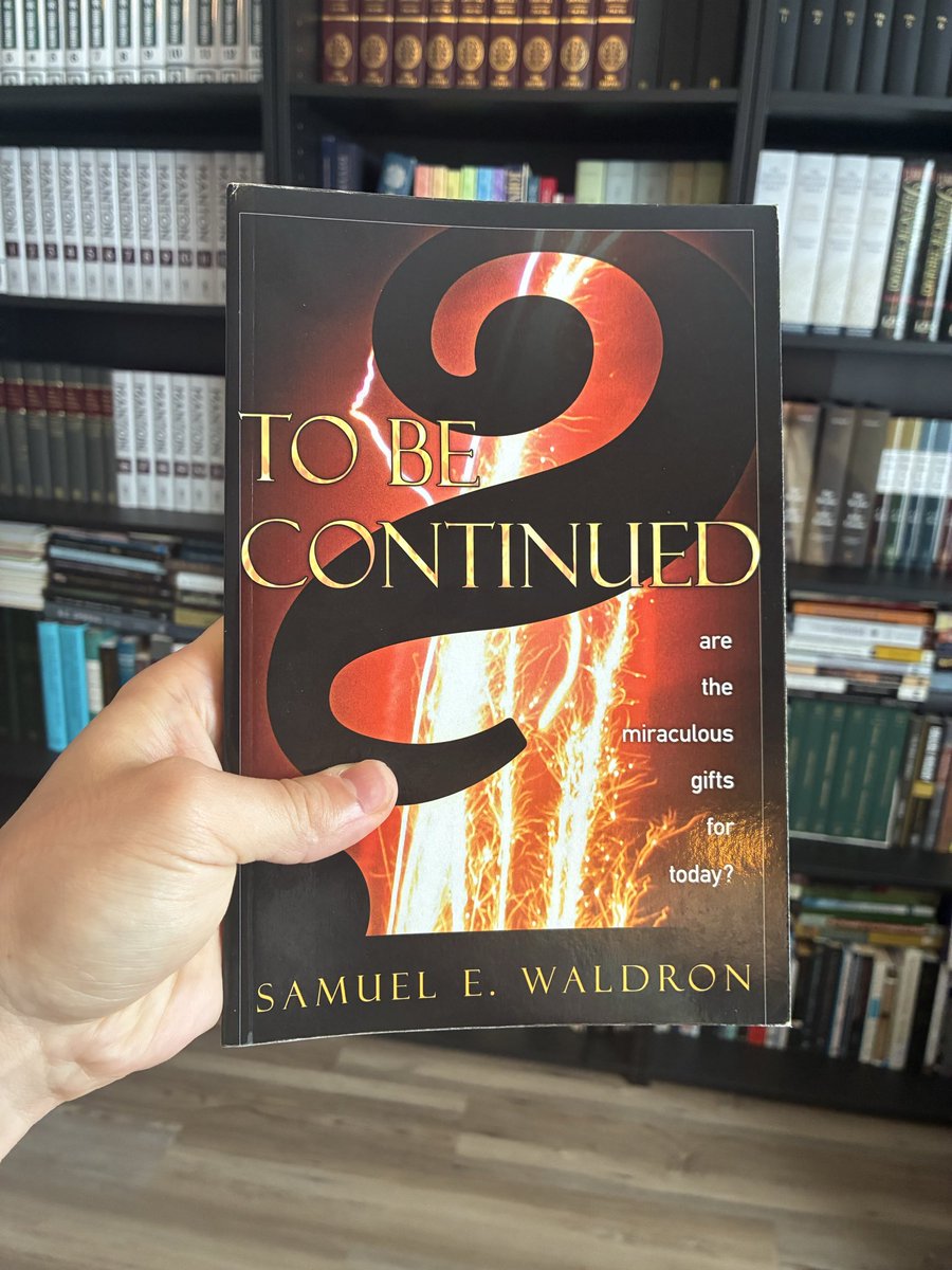 McCormick2LCF's tweet photo. “We do not build doctrine on experience, but on the Bible.”

—Sam Waldron #Cessationism https://t.co/SPuaKSUetP