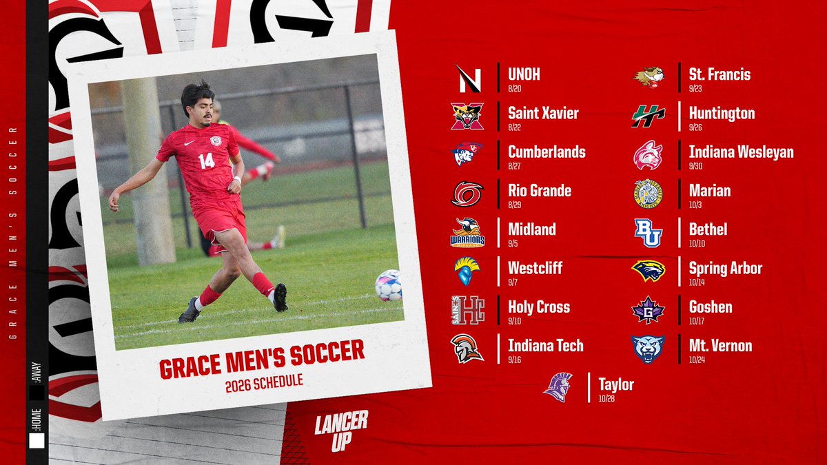 GraceLancers's tweet photo. Men's Soccer Announces Fall Schedule

https://t.co/lXgGBEOb0t https://t.co/J50jsk22qA