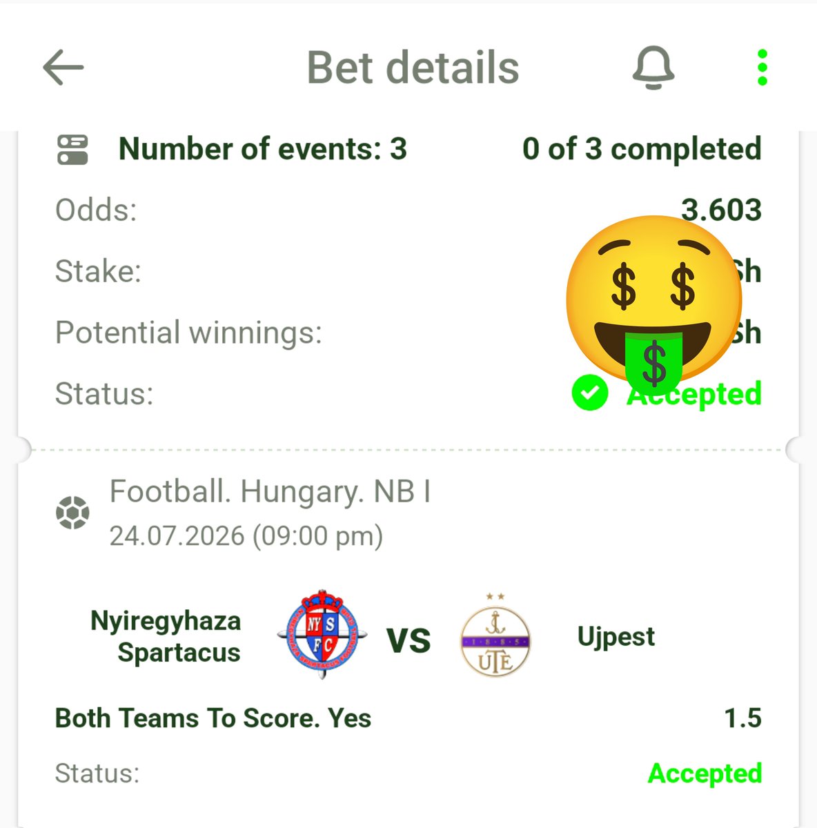 Sportsbet001's tweet photo. Triple Stake to MAXSTAKE 🔥🔥🔥🔥🤑
🎯 Q82Z5
#Fansport 
~No Tax
~Free Withdrawals
~Best Bonuses 

Create Account Now 👉🏾 https://t.co/9HZi0CycHS
Use Promocode SPORTSBET to enjoy instant Bonuses upto 20,000 to Bet &amp; Withdraw 💯✅ https://t.co/o5Ng33Jt84