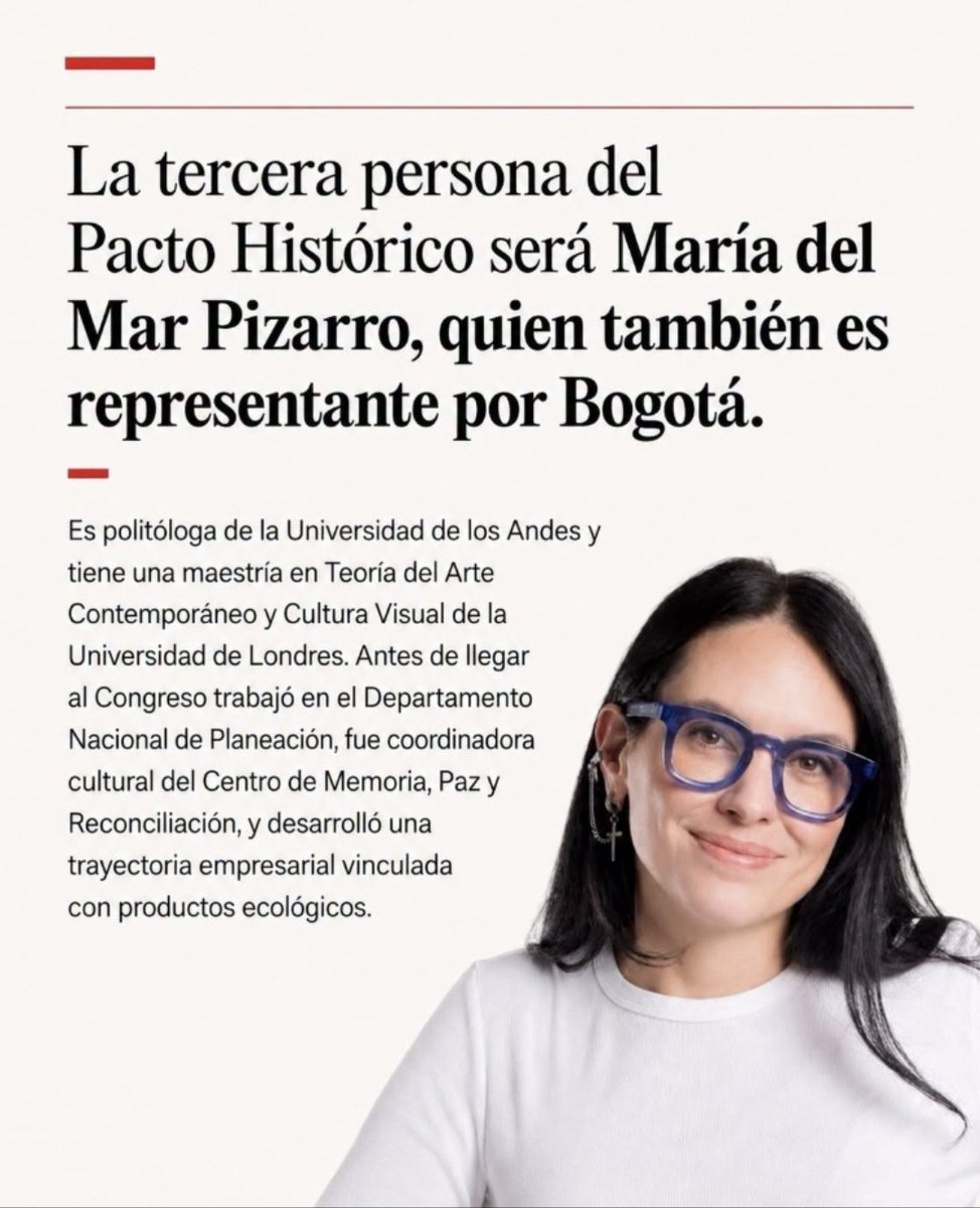 delmarpizarro's tweet photo. Me da orgullo integrar la Comisión de Investigación y Acusaciones en representación del Pacto Histórico.
Desde ahí voy a defender lo innegociable: el debido proceso. 
Investigar con rigor, pruebas y garantías. Esa es la única forma de que la justicia sea justicia y no venganza. https://t.co/j7UNokXM5a