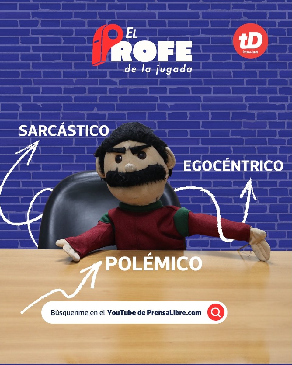 prensa_libre's tweet photo. #ElProfe 😎 ¡Atenta toda la muchachada y fanaticada del futbol guatemalteco! Porque el Mundial no fue suficiente para las rojas de El Profe, acá vamos ya preparando el VAR para la Liga Nacional. ¡Vamos, pues! ¡Que comience la chamusca! ¡Búsquenme en YouTube, patojos!
📲 https://t.co/Cjwp3i9xyh
