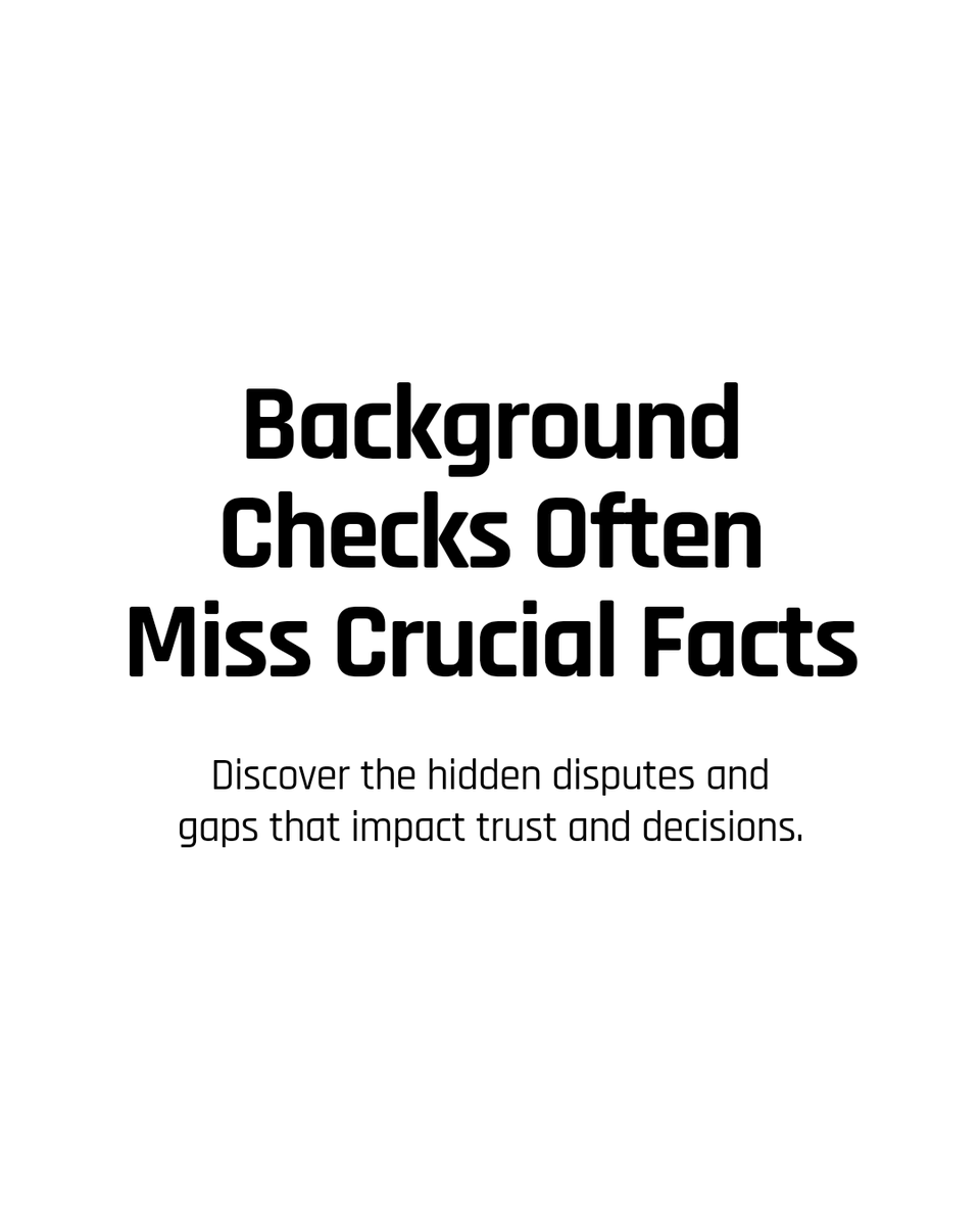 TridentitySvcs's tweet photo. The most overlooked details in a professional background check can affect legal and hiring decisions. Get a thorough, tailored background check from licensed experts. Contact Tridentity Services for a confidential consultation today.

https://t.co/bCoonDbZNF https://t.co/BSdfWF6mmn