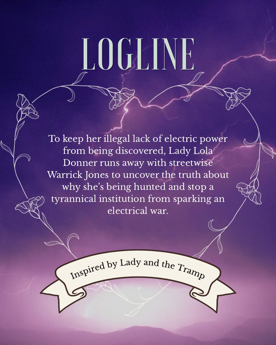 piperbee_author's tweet photo. 🎀 Lady + the Tramp reimagined 🐺
⚡️ Electrical Magic ✨
🎞️ Old Hollywood-style romance ♥️
🌾 American South circa 1939 🕰️

Sheltered Lola &amp; streetwise Warrick run from powerful wielders, discovering tragic history, grand secrets, and star-crossed love.

#q #ya #questpit https://t.co/ss0GOc1Iyd