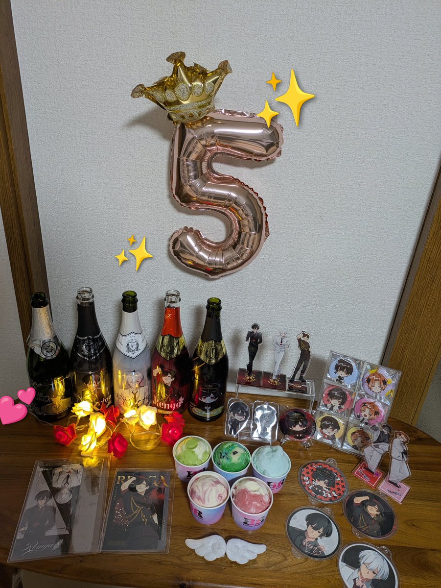 bepen1122's tweet photo. 🧱れんがさん🧱
　　㊗️活動5周年✨️
 🎉おめでとうございます🎉

バーイベやイベ、チェキ会など沢山会える機会をつくって頂きありがとうございます。
推し活充実🎶
今年はアイスで㊗️‼

配信寝落ちしてたうえに0時過ぎてた😭(_ _;)
#れんが5周年記念
#れんがぶろっく https://t.co/8RGbz90KWP