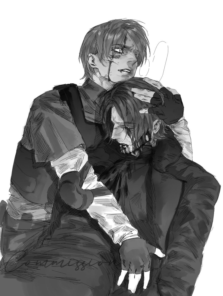 vuthera's tweet photo. #LeonKennedy
Don't leave me……
re2 x re9 https://t.co/wCfGr8YdII