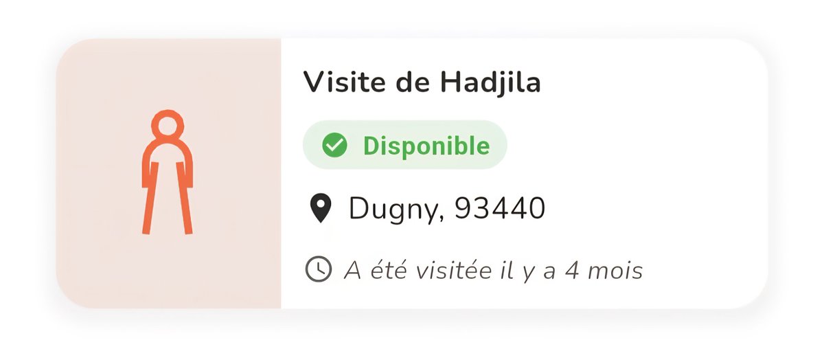 ZiyaraProject's tweet photo. (93) 📍 Elle n'a pas reçu de visites depuis 4 mois et en a besoin 😔
N'hésitez pas à passer la voir les bénévoles 🚺 svp. 
D'autres patients sont dans le même cas sur l'appli dans différentes régions de France !
Votre présence peut faire la différence dans la convalescence ❤️‍🩹 https://t.co/wdq8jDQlpx