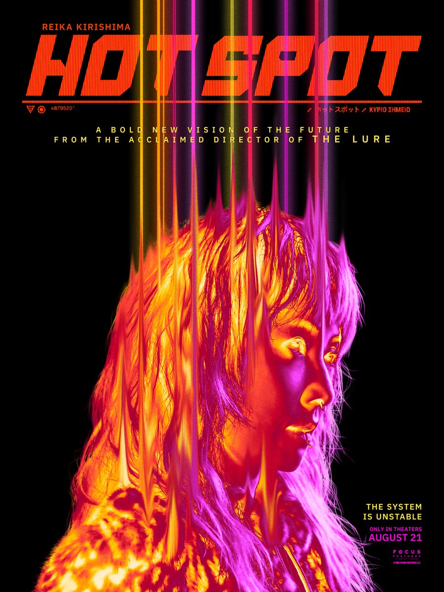 FocusFeatures's tweet photo. A bold new vision of the future. Noomi Rapace, Andrzej Konopka, and Reika Kirishima star in HOT SPOT.

Premiering at @FantasiaFest tonight, in theaters August 21. https://t.co/zpinRDuVbp