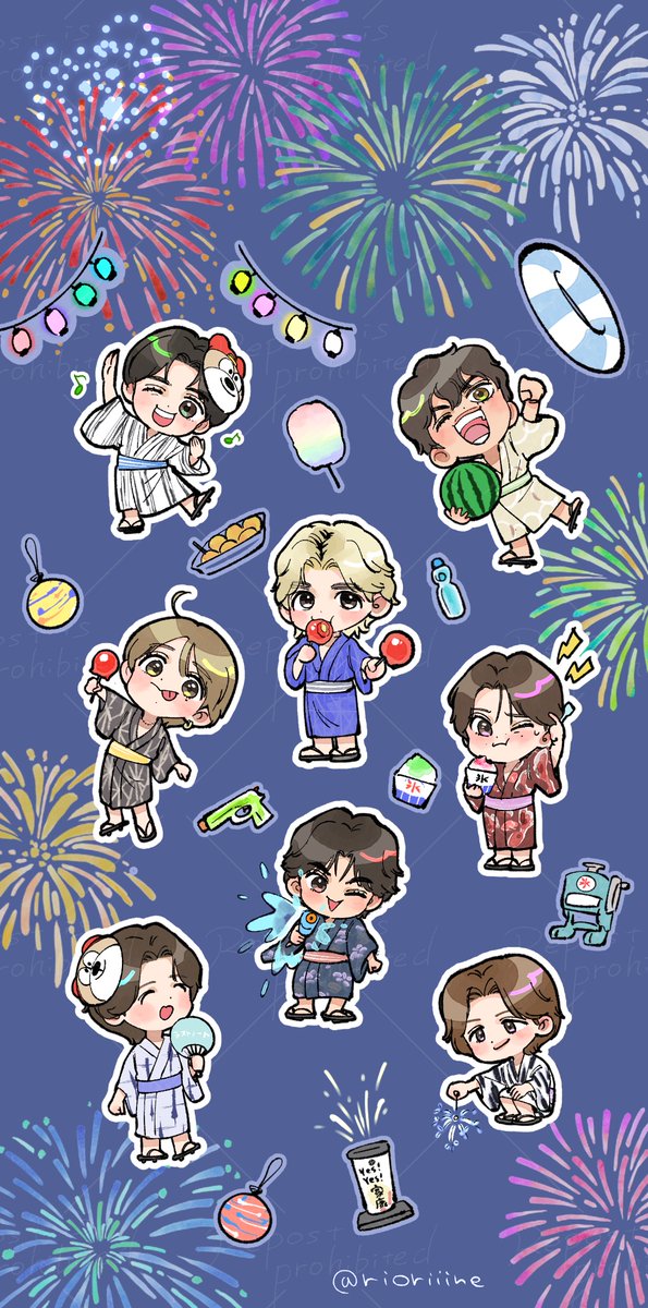rioriiine's tweet photo. 🏮🍉👘🍧🛟🔫🪀
タムちゃんと2026夏
🏮🍉👘🍧🛟🔫🪀

こちらはスマホ壁紙サイズです！
個人でお楽しみいただく範囲で、ご自由に保存してお使いください🥰 https://t.co/8EmdxgoAVM