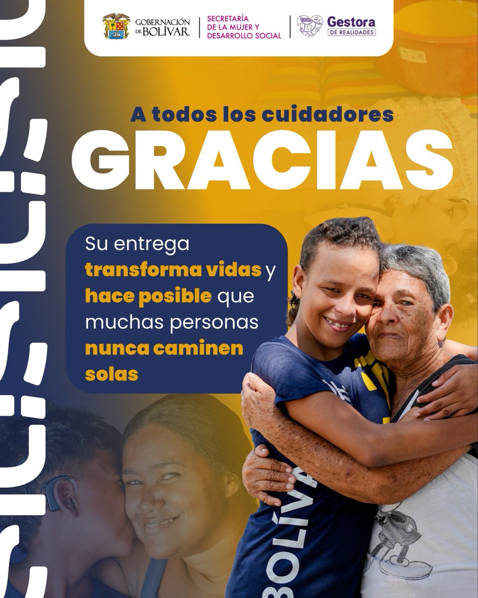 secmujerbolivar's tweet photo. 🫶🏼 En este Día Nacional del Cuidador, rendimos homenaje a quienes hacen del cuidado un acto de amor y esperanza. 

✨ Gracias por estar, por acompañar y por nunca rendirse. https://t.co/mtaR8kfrbw