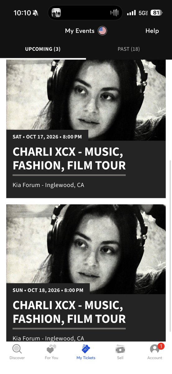 carlostfu's tweet photo. Selling my tickets if anyone is interested! https://t.co/ufulKoTbRL
