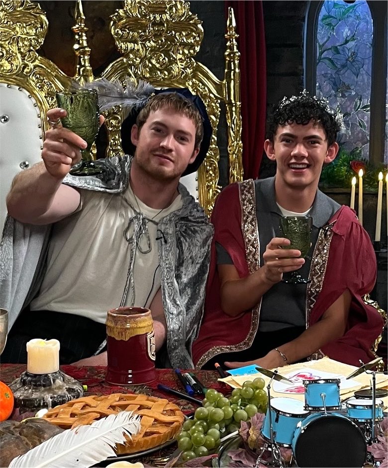 etherealocke's tweet photo. not joe and kit already giving us a bbc merlin reboot hello?! 😭 they look amazing! https://t.co/h8CuMsOGI1