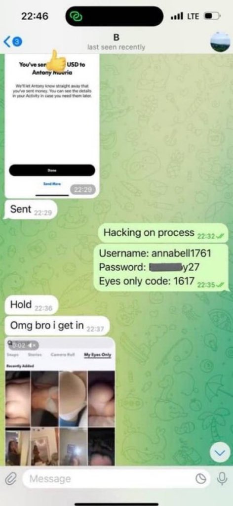 tsukupanda's tweet photo. Dm for legit Snapchat 
Hacks message me on 
Telegram https://t.co/VztOrZvEhn https://t.co/BTvPQsJ4mv