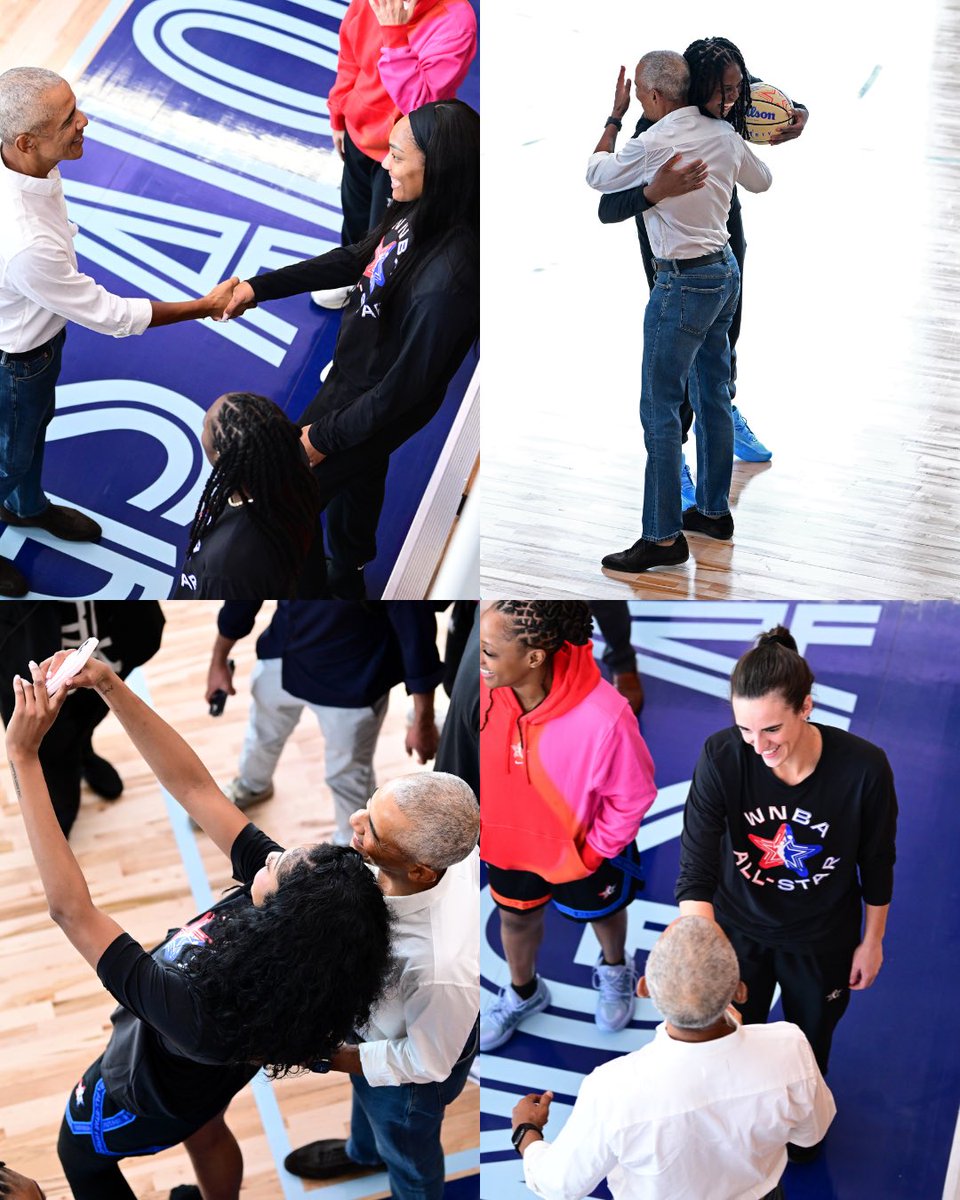 WNBA's tweet photo. Scenes from a historic day at Obama Presidential Center 📸 https://t.co/cpBqkqCgEy