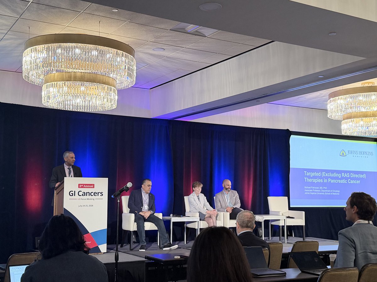 CathyEngMD's tweet photo. Fantastic lectures at @_MDEducation with @GIcancerDoc @gregorybotta @MPishvaian and #pancreatic #cancer icon @EileenMOReilly at #GIFocus meeting #CancerResearch https://t.co/jOgdDXHSej