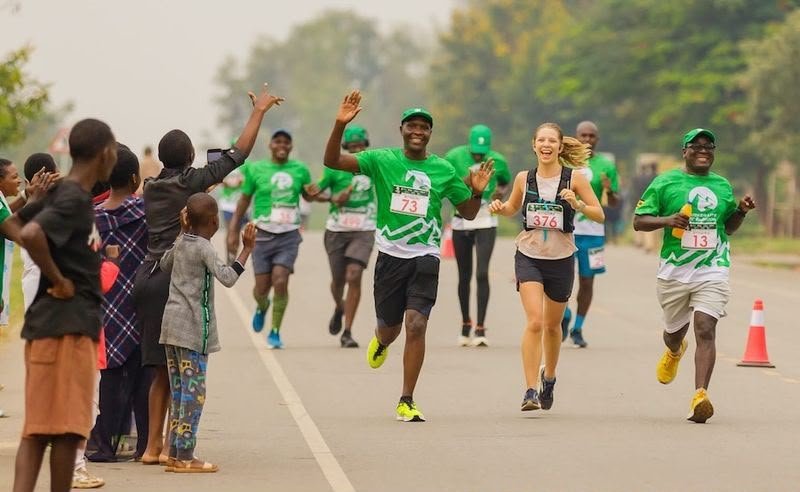 BeastUganda's tweet photo. The smiles,the cheers,the determination . this is the true Spirit of Uganda.Every runner is welcomed by a community,every kilometer reveals a new experience and every finish line becomes the start of another adventure 
#Rwenzorimarathon
#Exploreuganda
#Sportstourism https://t.co/96MdhhbZm8