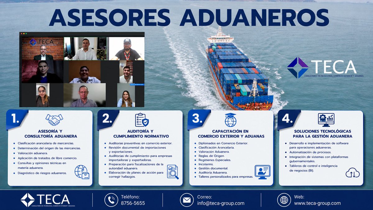 teca_grupo's tweet photo. Asesores aduaneros 👨🏻‍💼💼

📧Email: info@teca-group.com
📱 Contacto: +504 8756-5655
🌐 https://t.co/HlroQMdyep

#Tecnología #Aduanas #ComercioExterior #TECA #GrupoTeca https://t.co/2KRZ0Yxcer