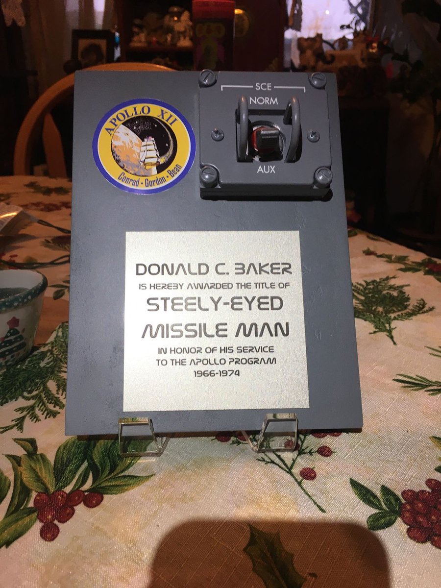 KevinBaker38261's tweet photo. @Jringo1508 But no telemetry was getting to the capsule or to the ground.  My dad did quality control on the Saturn V IU.  I gave him this for Christmas a couple of years ago: https://t.co/UzXZ4KXDJV