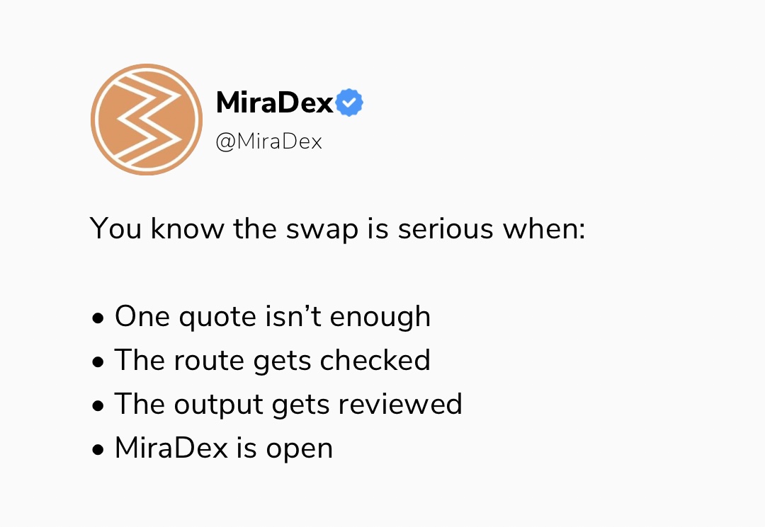 MiraDex tweet picture