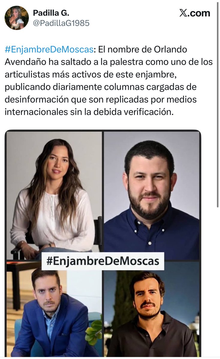 OrlvndoA's tweet photo. El régimen de Delcy Rodríguez inunda las redes sociales con una campaña para difamar a quienes nos oponemos al blanqueamiento de la corrupción y un sistema criminal.

Para ello se hacen eco de actores que sirven a esos fines de blanqueamientos. https://t.co/DNtMLKCoSv