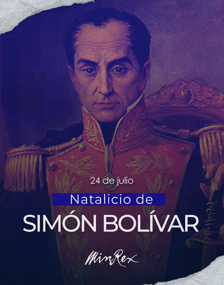 FernandoAp8691's tweet photo. Conmemoramos el 243 aniversario del natalicio de #SimónBolívar, el más grande de los libertadores de Nuestra América, quien no solo liberó pueblos del yugo colonial, sino que encarnó el sueño de una Patria grande latinoamericana y caribeña, unida, independiente y soberana. https://t.co/PMlXRjjfWh