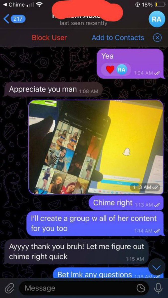 tsukupanda's tweet photo. Dm for legit Snapchat 
Hacks message me on 
Telegram https://t.co/VztOrZvEhn https://t.co/rcLZQUJYzJ