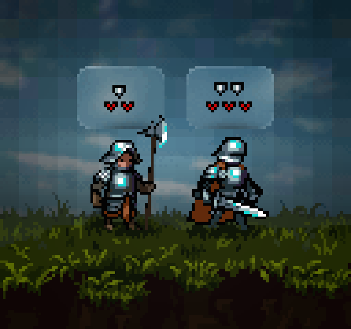BLlackEnd's tweet photo. Tried experimenting with the design #pixelart #ドット絵 https://t.co/wNoW3PjL8F