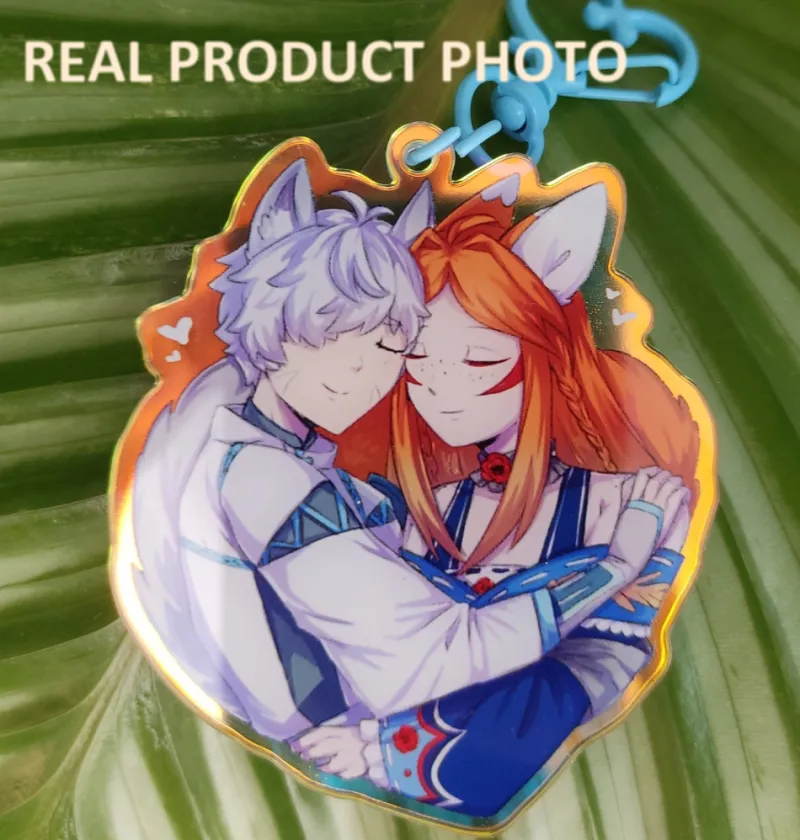 DreamyKitsu's tweet photo. Couple keychain YCH only available for only 6 more days on my ACGGoods shop! Grab it while it's still available😊 Perfect for yumeships, selfships and oc ships~ https://t.co/E1DCG9QzHD
