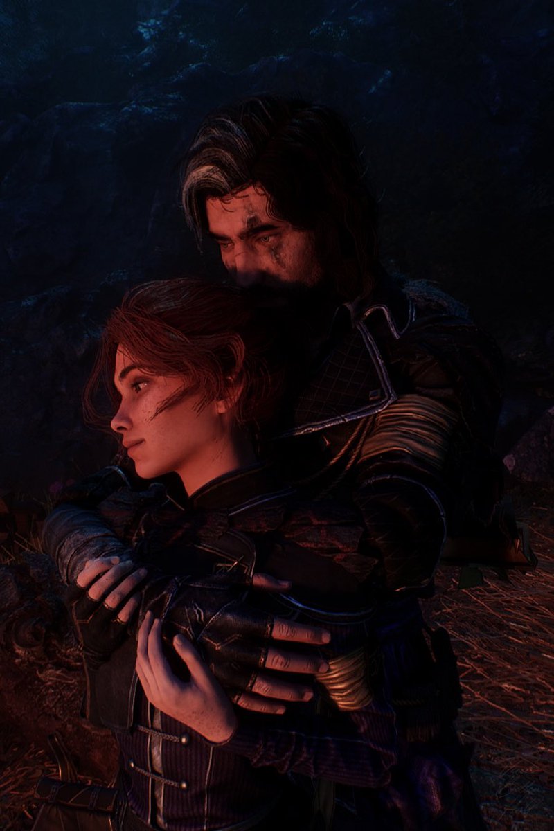 VersoBottomHalf's tweet photo. Back hugs are the best. But sometimes she can feel Verso thinking too loud. Like he’s got a lot on his mind. But eventually, her presence anchors him in the present moment and he finally basks in the embrace.
#versaelle #virtualphotography https://t.co/6iLzGxAmYR