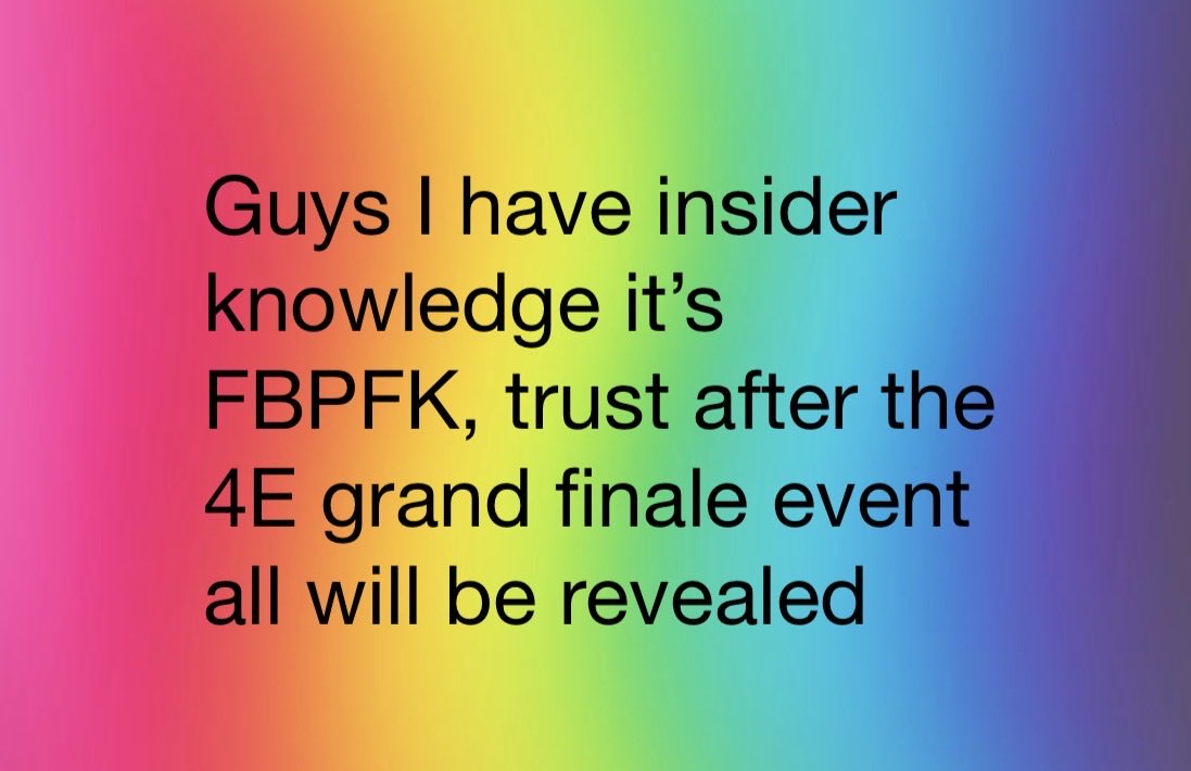 freenbeckrunner's tweet photo. Guys I have insider information as well 😌

P.S. This is for Delulu &amp; Clap back purposes 💅, not publicly factual that we know of 👀 https://t.co/36CuRZkl0T