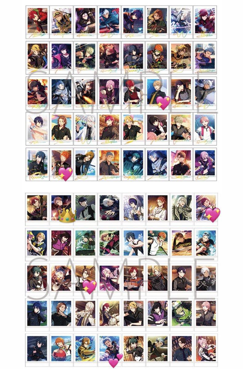 lisa05263944's tweet photo. @1
（固定用）　
エリオスR 探し物
👑>💖>💕>🩵
※トレブロ以外は箔押しのみ、全て各1求め
画像にあるものは募集に記載がなくても物により異種交換や買取可能ですのでいつでもご提案歓迎です◎ https://t.co/QErC9d8jpb