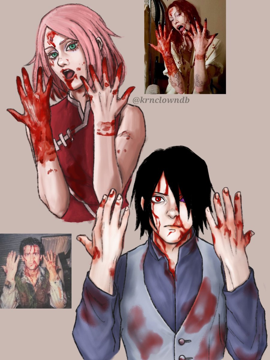 krnclowndb's tweet photo. Sasusaku x Evil dead 
Ando obsesionada con la franquicia de evil dead

#sasusaku #サスサク https://t.co/JUEsv4FgbV