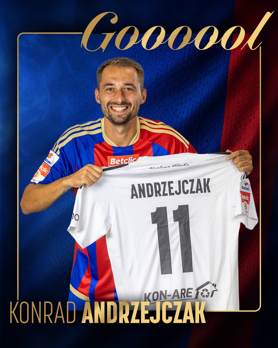 PoloniaBytom's tweet photo. 65' | GOL! 🔥
Konrad Andrzejczak pięknie uderza i Polonia ponownie na prowadzeniu! 💥

#BYTWAR 3:2 https://t.co/as9n6J0T1v