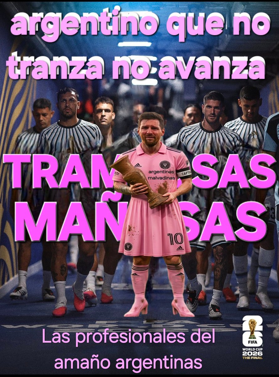 LDomilto's tweet photo. @AbelardoPe1573 Corrupción FIFA AFA leonela menssi y el equipo de luchadoras profesionales argentina arbitros amañando juegos https://t.co/y2OzxN2lfG