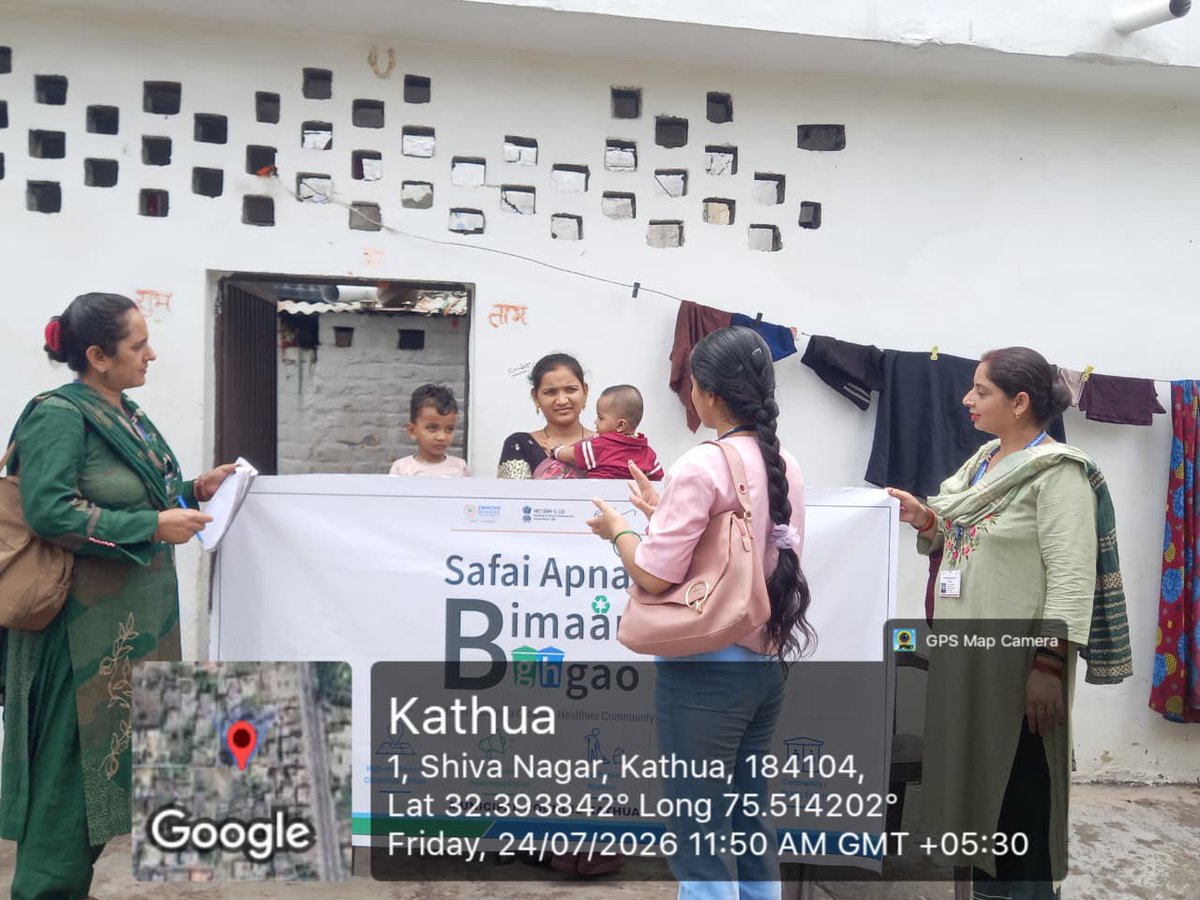 KathuaCouncil's tweet photo. Safai apnao Bimari Bhagao
@mygovindia
@DiprKathua
@JammuUlb
@MoHUA_India
@AnissaNabi1
@md_sbm
@districtadmkat1
@JKHUDD1 https://t.co/zuMz3MmF8J