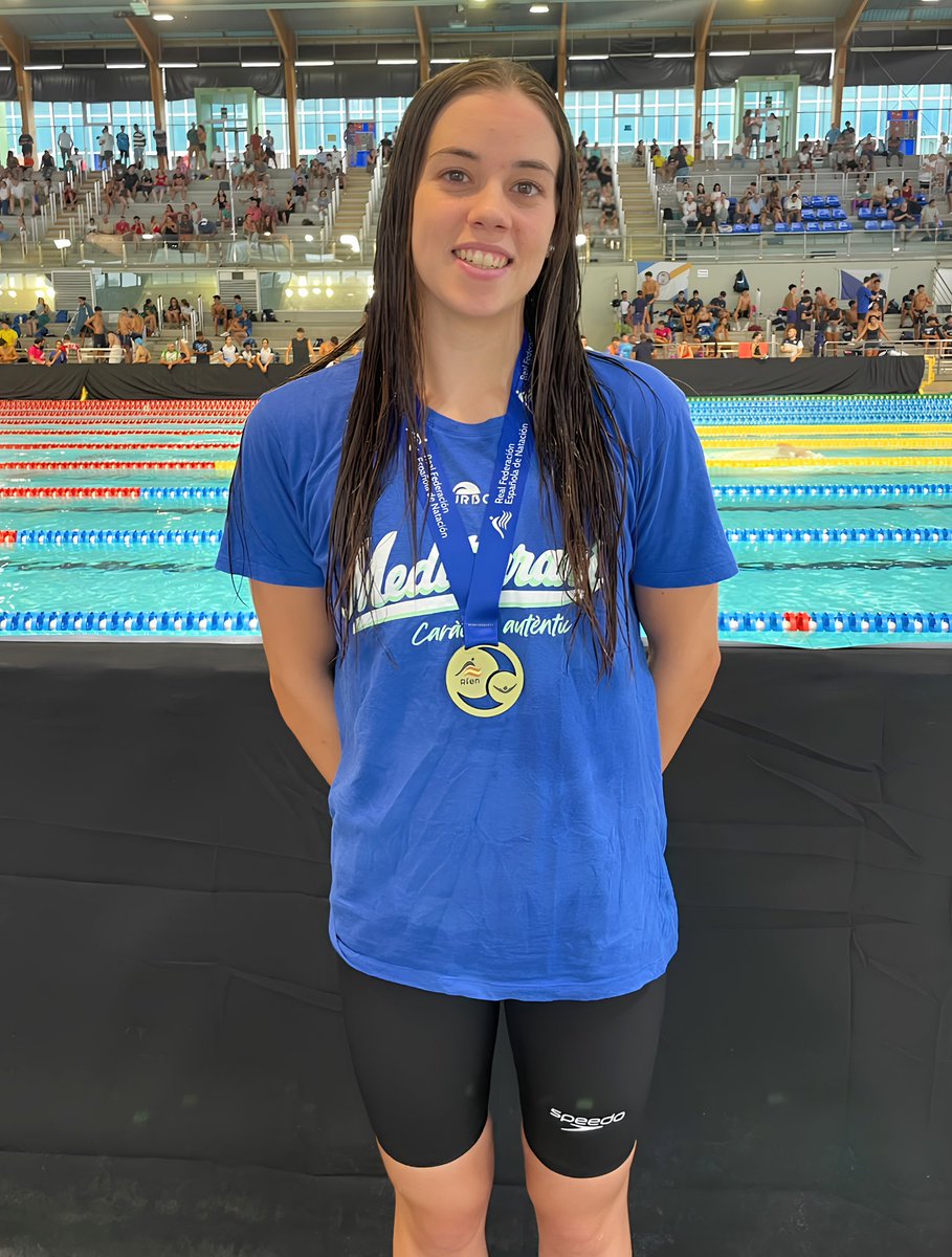 CEMediterrani's tweet photo. Gran inici al Campionat d'Espanya Júnior a Sabadell.

Destaquem les dues medalles de Mae Comas:
🥇 1a en 200 m estils (2:22.41)
🥉 3a en 100 m lliures (57.76)

#CEMediterrani #Natacio https://t.co/6pDh3EBGiW