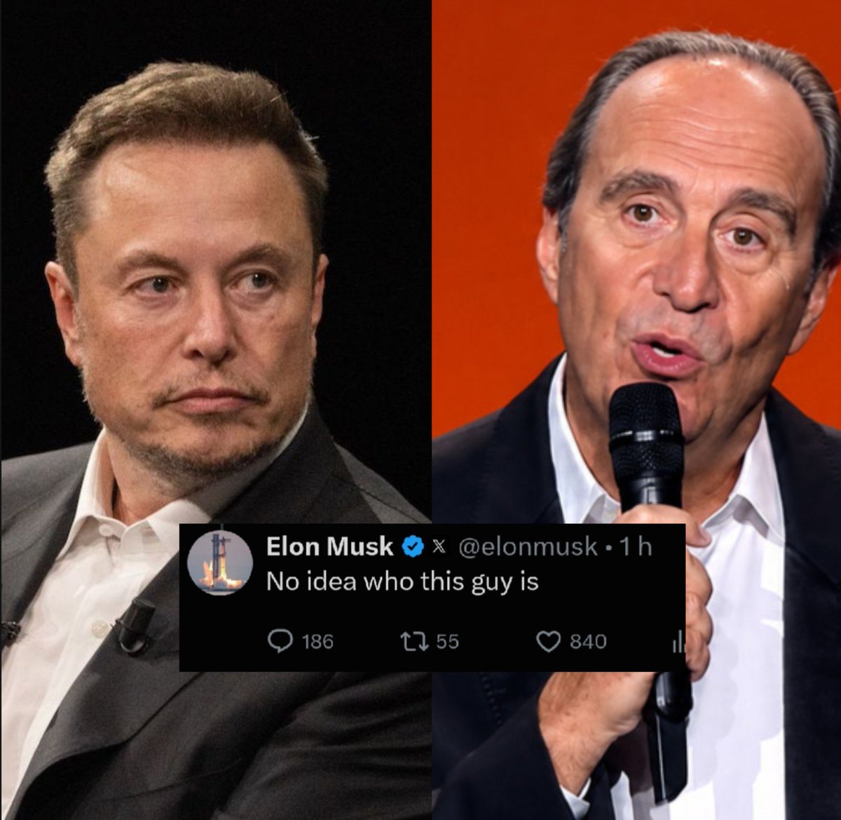 jon_delorraine's tweet photo. 🔴 FLASH - Elon Musk n'a aucune idée de qui est Xavier Niel. https://t.co/aOyhLKgNgw
