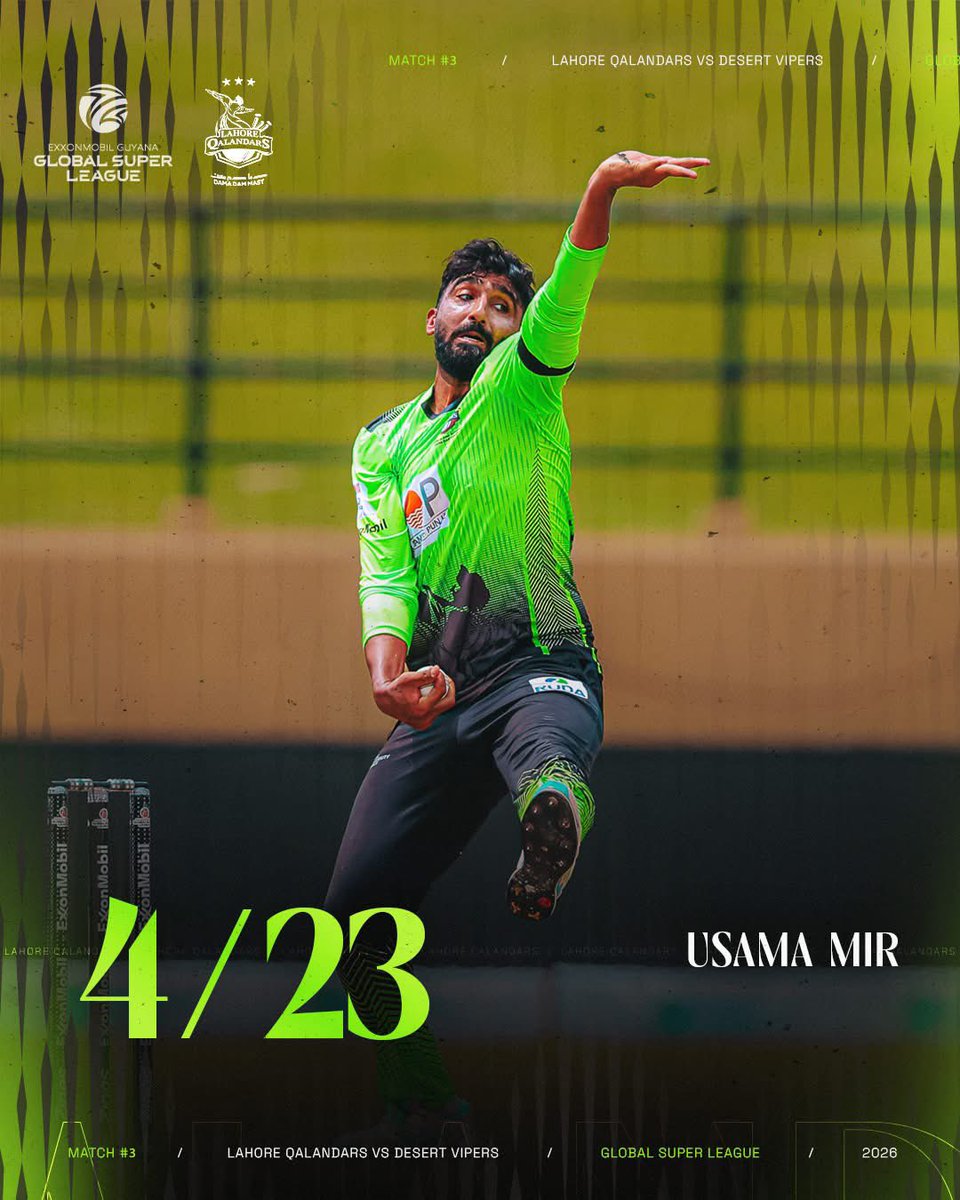 Saqibca's tweet photo. Match winner 👏👏👏

Well played Qalandars ❤️

#GSLT20 https://t.co/dEXsUADuYP