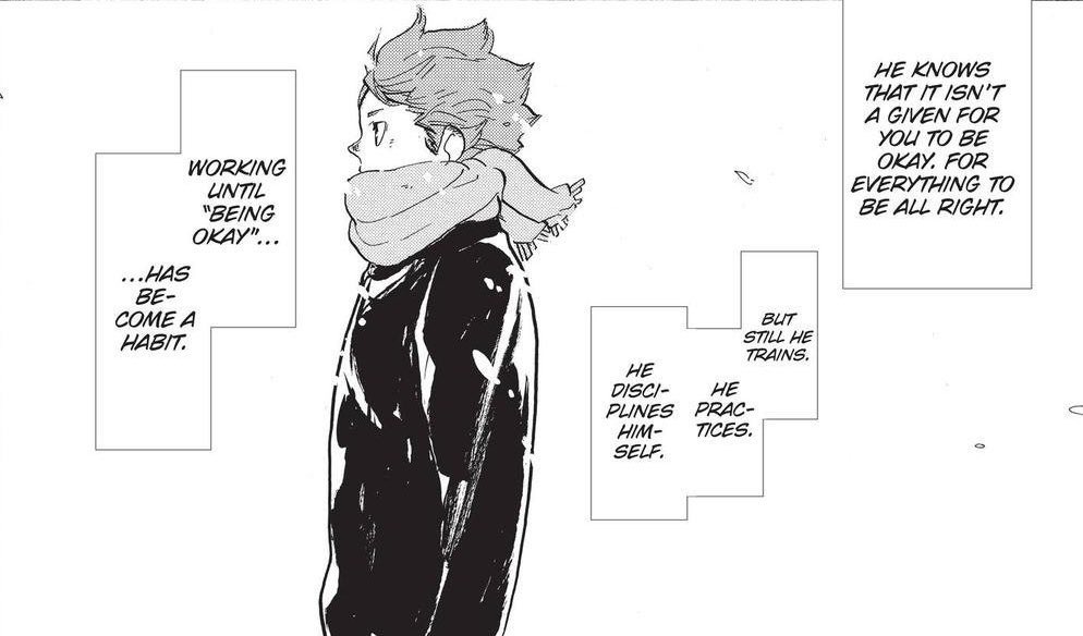 heartofkyuu's tweet photo. Haikyuu has something to say about this https://t.co/SjcNQ61f1R