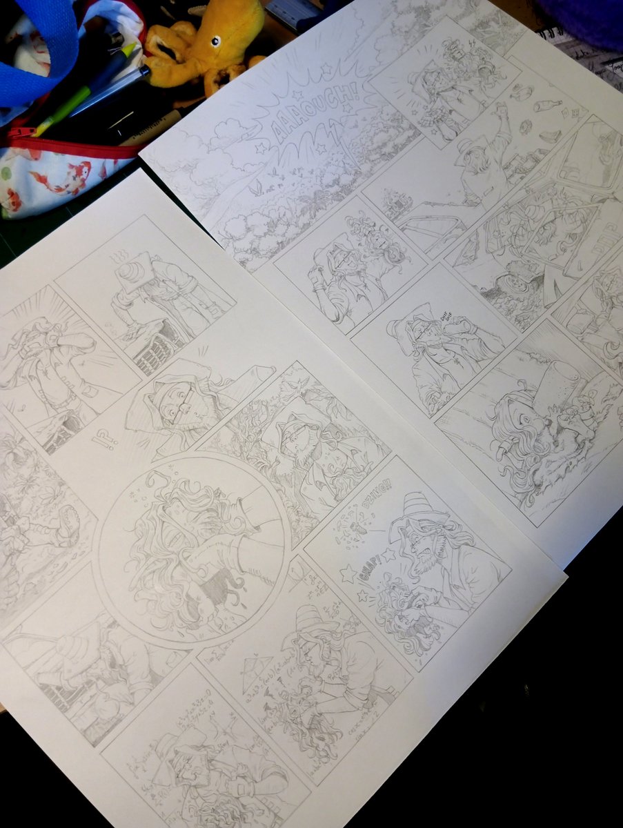 siyann_stuff's tweet photo. 2 pages done, 79 to go !😅
(actually those are page 8 and 9, made them first in order to make some test) https://t.co/HSliehQGNw