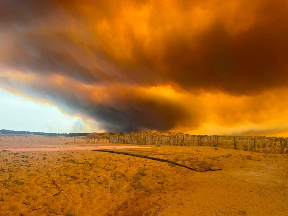 p_bischetti's tweet photo. Les plages du Sud depuis Lacanau Océan cet après-midi ...
La situation est vraiment catastrophique !
( 📷 de Corine Gav ) https://t.co/Vl6dCDI3X9