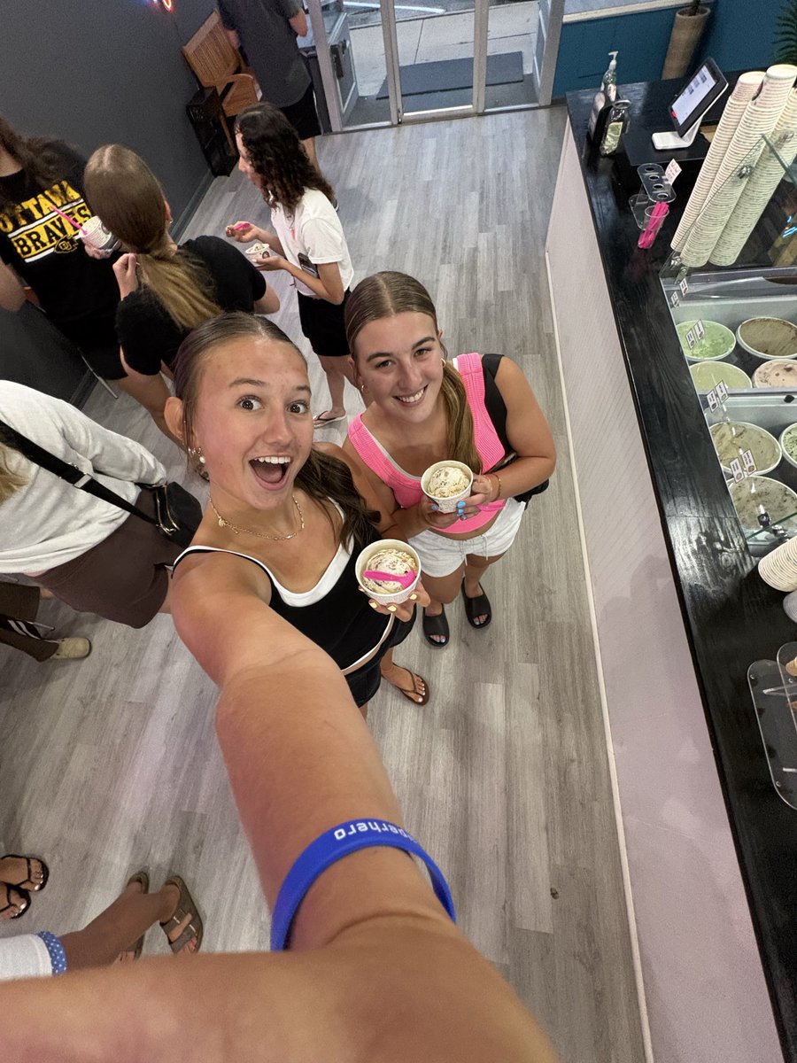 OUBravesWBB's tweet photo. Support local 🍦 https://t.co/90SbmvQQEx